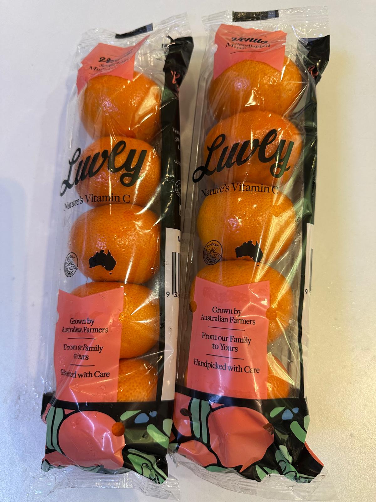 澳洲 Venus 品牌柑 2 pack (每 pack 5 個, 約 450g)